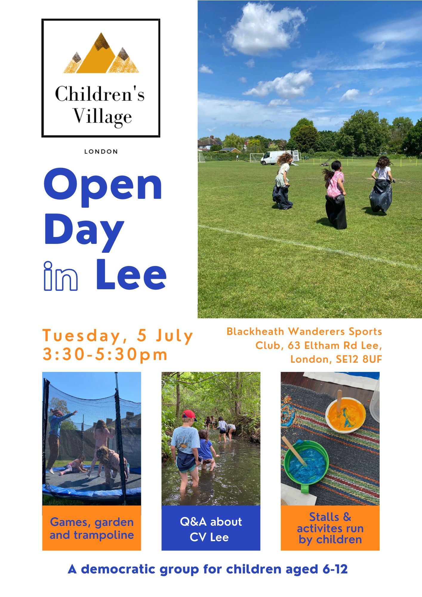 Children’s Village Lee Open Day